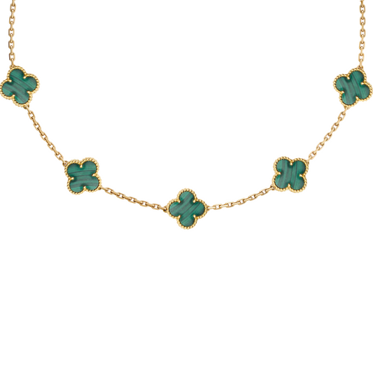 VAN CLEEF ALHAMBRA KOLYE - ALTIN/YEŞİL