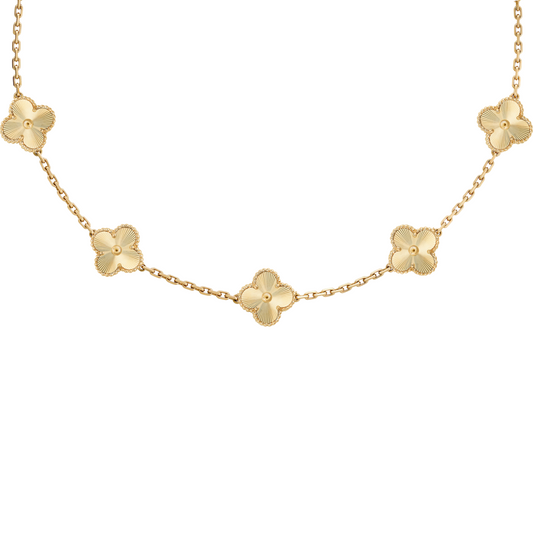 VAN CLEEF ALHAMBRA KOLYE - ALTIN