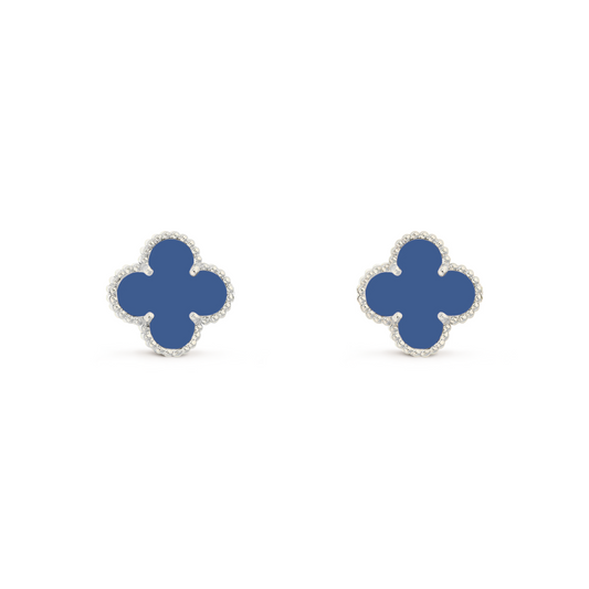 VAN CLEEF ALHAMBRA KÜPE - GÜMÜŞ/MAVİ