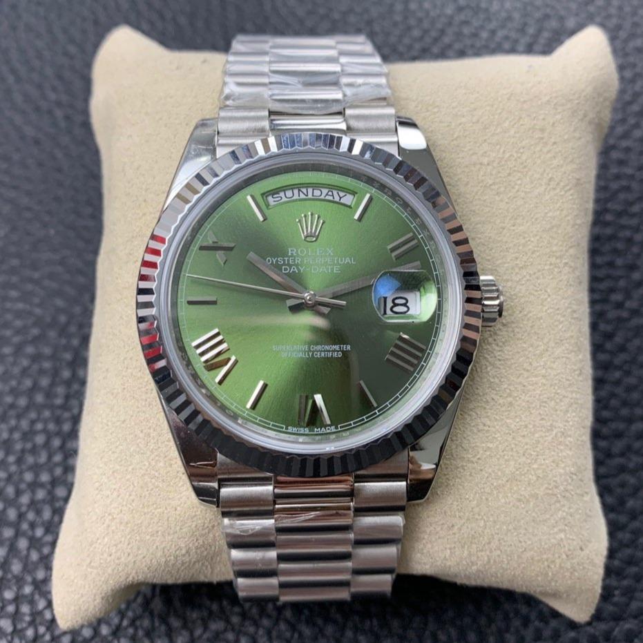 DAY-DATE 41MM YEŞİL EKRAN ŞEFAF KARGO+KAPIDA ÖDE