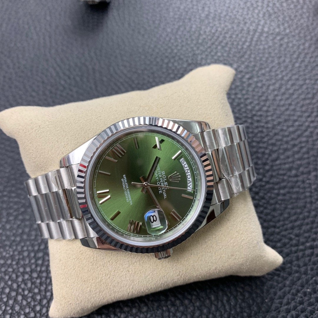 DAY-DATE 41MM YEŞİL EKRAN ŞEFAF KARGO+KAPIDA ÖDE