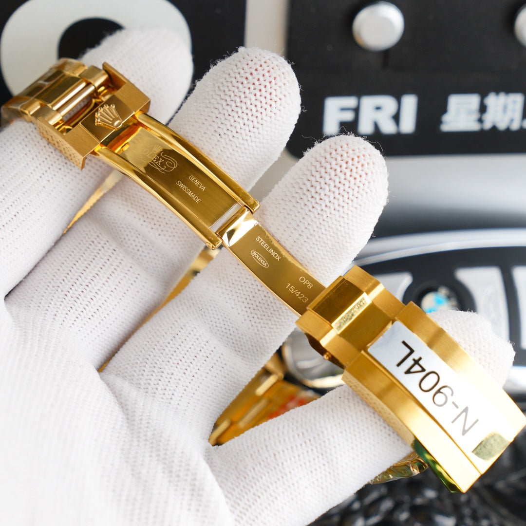 DAYTONA GOLD 40MM DIAMOND NUMERALS+ŞEFAF KARGO