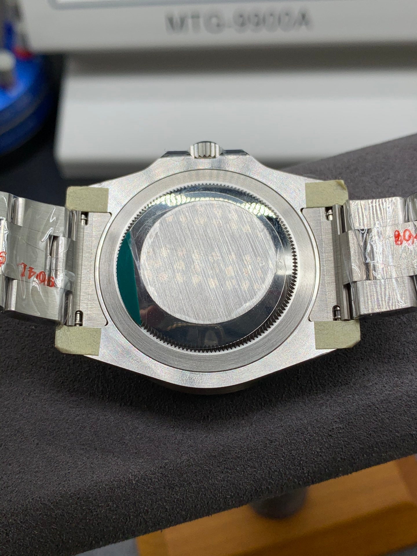 GMT-MASTER II CUSTOM BLACK BEZEL BLACK DIAL+ŞEFAF KARGO