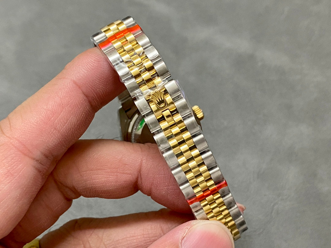 DATEJUST 28MM GOLD STEEL DIAMOND NUMERALS+ŞEFAF KARGO