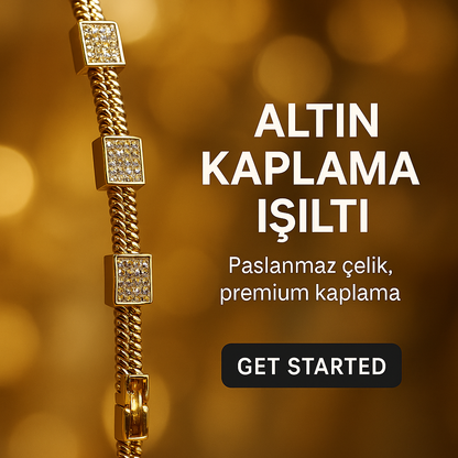 💎 FULL TAŞLI Altın Kaplama Bileklik