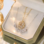 Açılır Kalp Yonca Kolye