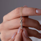 Sarılan Çift Kolye