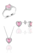 Kalp Set Pembe Işıltı