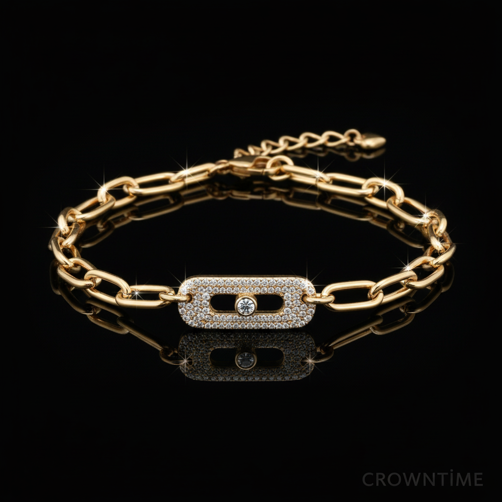 Suya Dayanaklı Zirkon Taşlı Bileklik