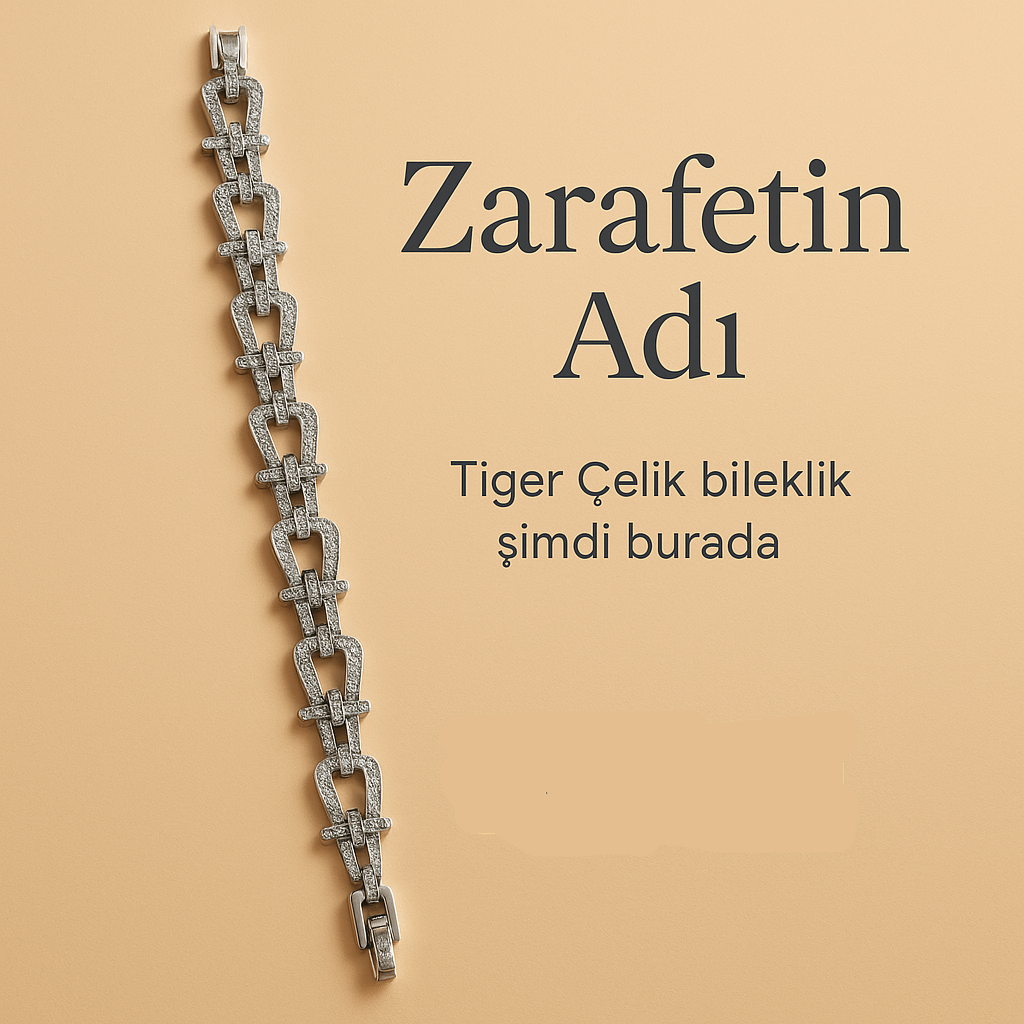 Altın kaplama, çelik, taşlı model