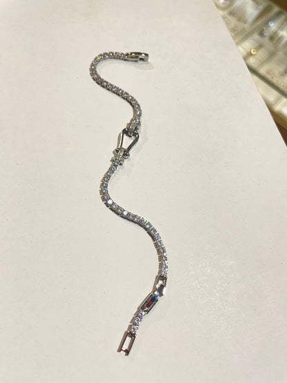 Tiger İlhamlı Işıltılı Zirkon Taşlı