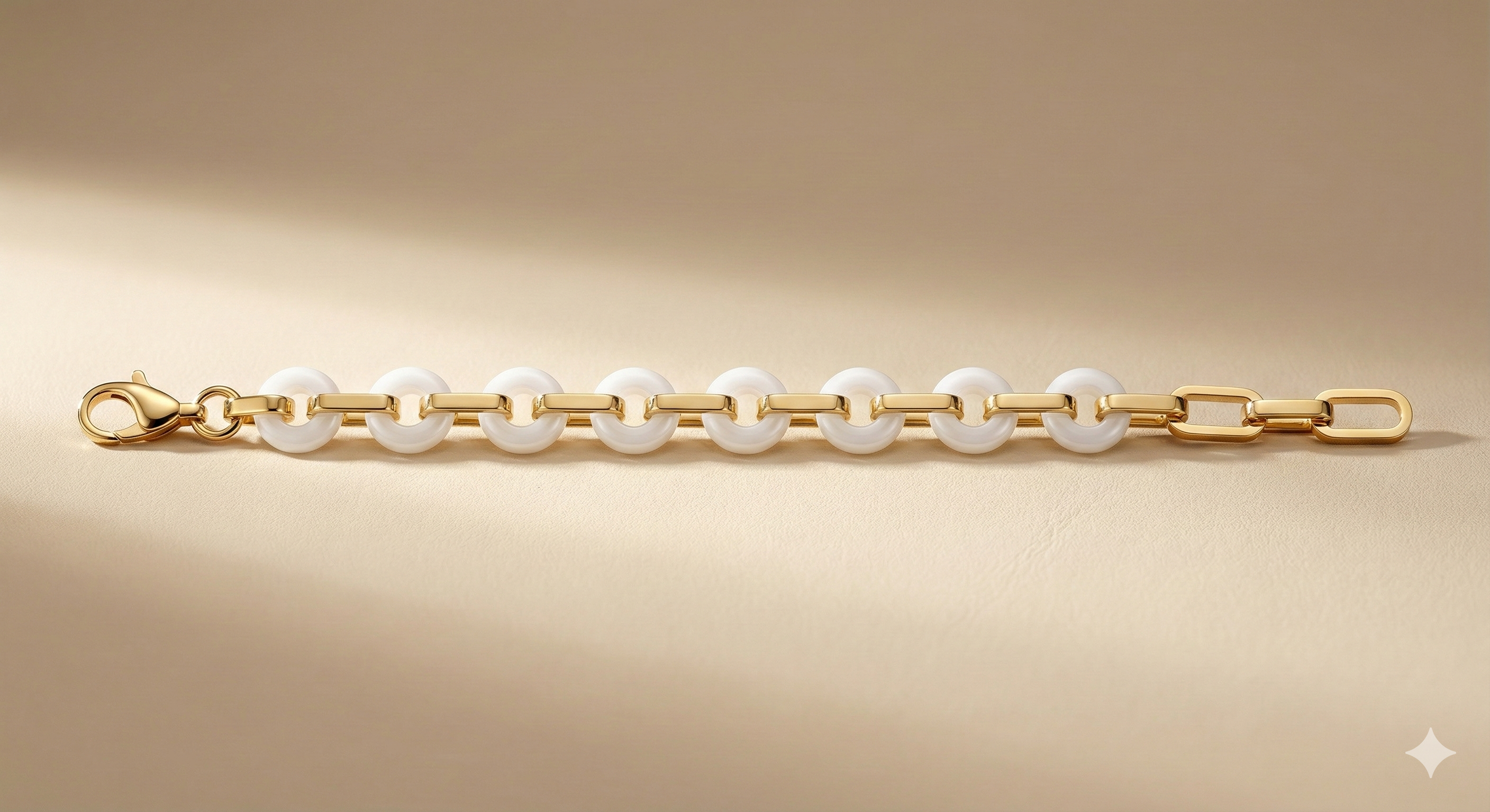 %100 Paslanmaz Ceramik ve Çelik Kararmaz Bileklik