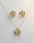 Premium set kolye küpe