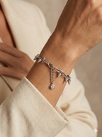 Premium Klalite Zirkon Taşlı Pırlanta Işıltısı Bileklik