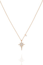 925 Ayar Minik Kutup Yıldızı Kolye Kadın Gümüş Kolye