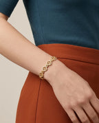 LVV 18k gold kaplama kelepçe