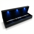 Baget Taşlı Bileklik+Işıklı kutu