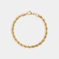 5mm Halat Bileklik - Gold