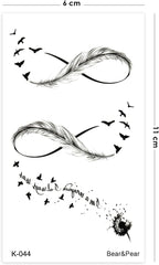 Sonsuzluk ve Polen Geçici Dövmesi