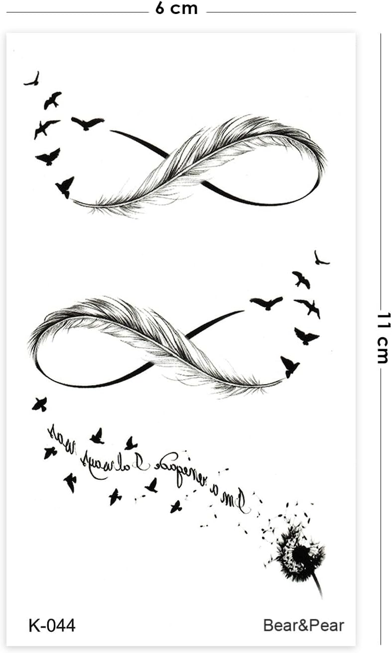 Sonsuzluk ve Polen Geçici Dövmesi