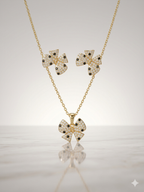 Premium set kolye küpe
