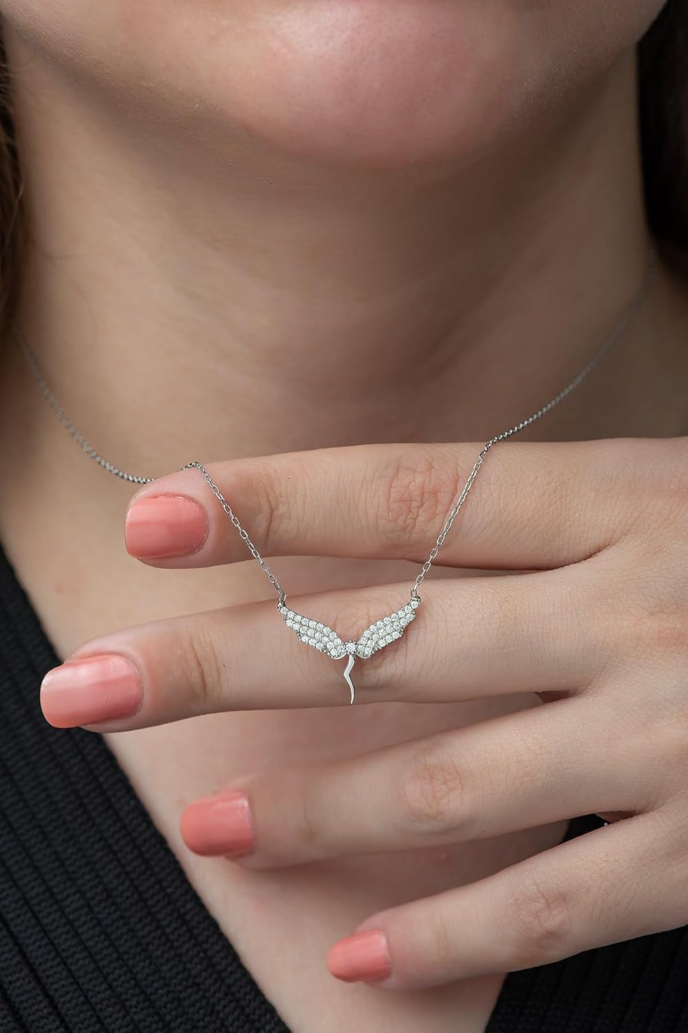 925 Ayar Peri Kolye Kadın Gümüş Kolye