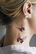 3 Boyutlu Kelebek Dövmes, Kelebek Tattoo, Kadın Geçici Dövme