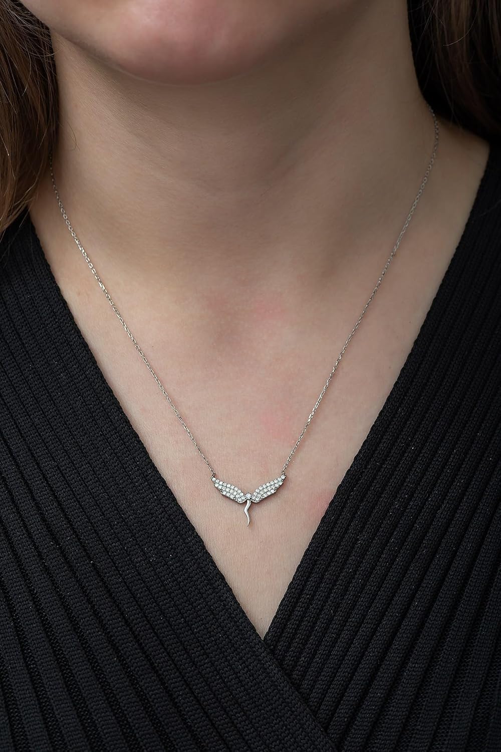 925 Ayar Peri Kolye Kadın Gümüş Kolye