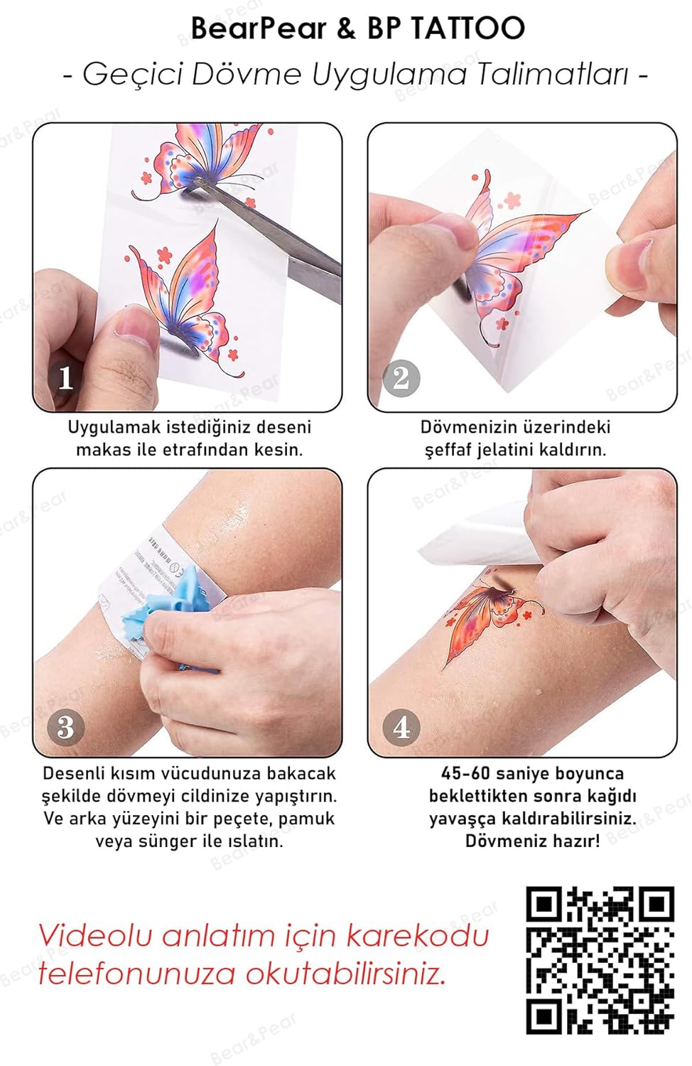 Aslan Dövmesi, İskambil Destesi Geçici Dövme, Kol Dövmesi, Tattoo, Üniseks Dövme