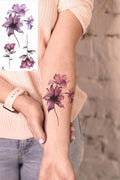 Çiçek Dövmesi, Kadın Geçici Dövme, Kadınlar için Kol, Bacak, Vücut Dövmesi