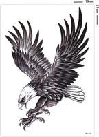 Kartal Dövmesi, Kartal Geçici Dövme Tattoo, Üniseks Dövme, Kol Dövmesi, Omuz Dövmesi, Vücut Dövmesi, Geçici Dövme