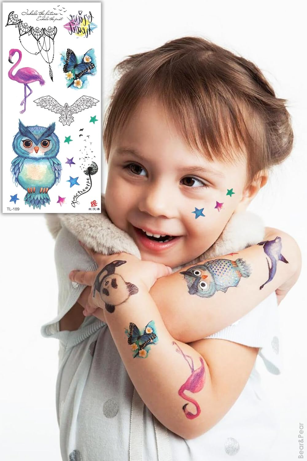 Çocuk Dövmesi, Geçici Dövme, Sevimli Karakterler, Çocuklar İçin Geçici Dövme