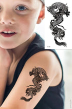 Ejderhalı Çocuk Dövmesi