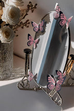 Gümüş Yaldızlı Kelebek Parti Süsü, Dekorasyon Ve Balon Süsleme 48 Adet,PM-999