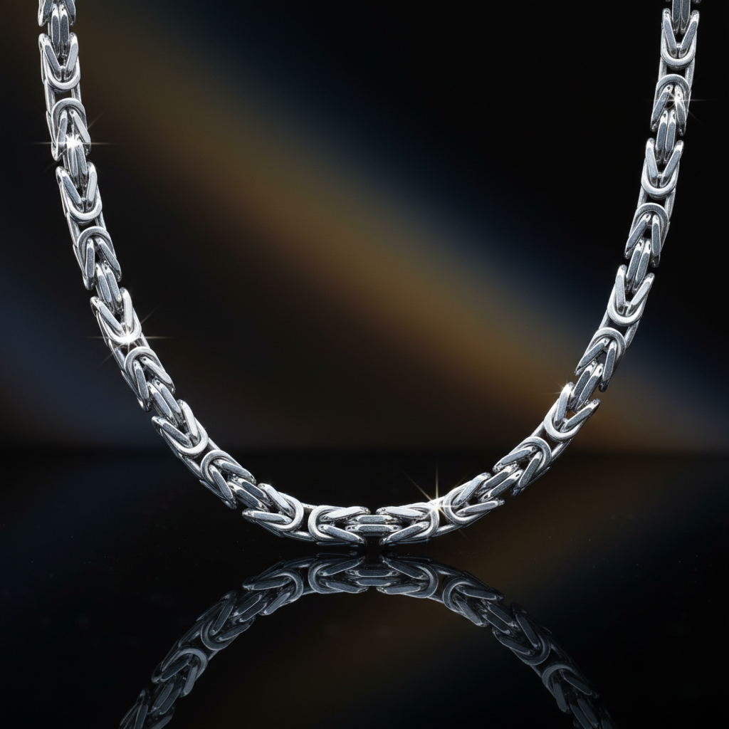 Kral Silver Zincir kolye – 8mm