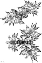 Snake Rose - 2 Geçici Dövme