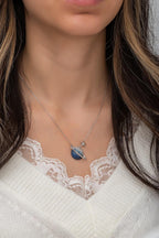 925 Ayar Renk Geçişli Gezegen Kolye Kadın Gümüş Kolye