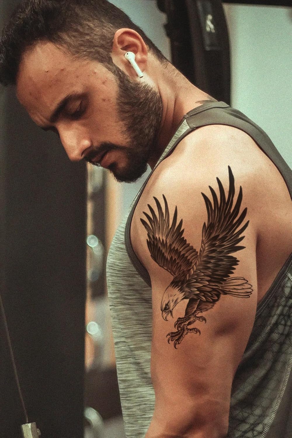 Kartal Dövmesi, Kartal Geçici Dövme Tattoo, Üniseks Dövme, Kol Dövmesi, Omuz Dövmesi, Vücut Dövmesi, Geçici Dövme