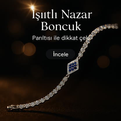 Nazar Boncuk Çelik Bileklik