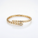 Snek 18k gold kaplama kelepçe