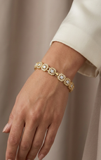 Mıhlama İşçilik Full Zirkon Taşlı Bileklik