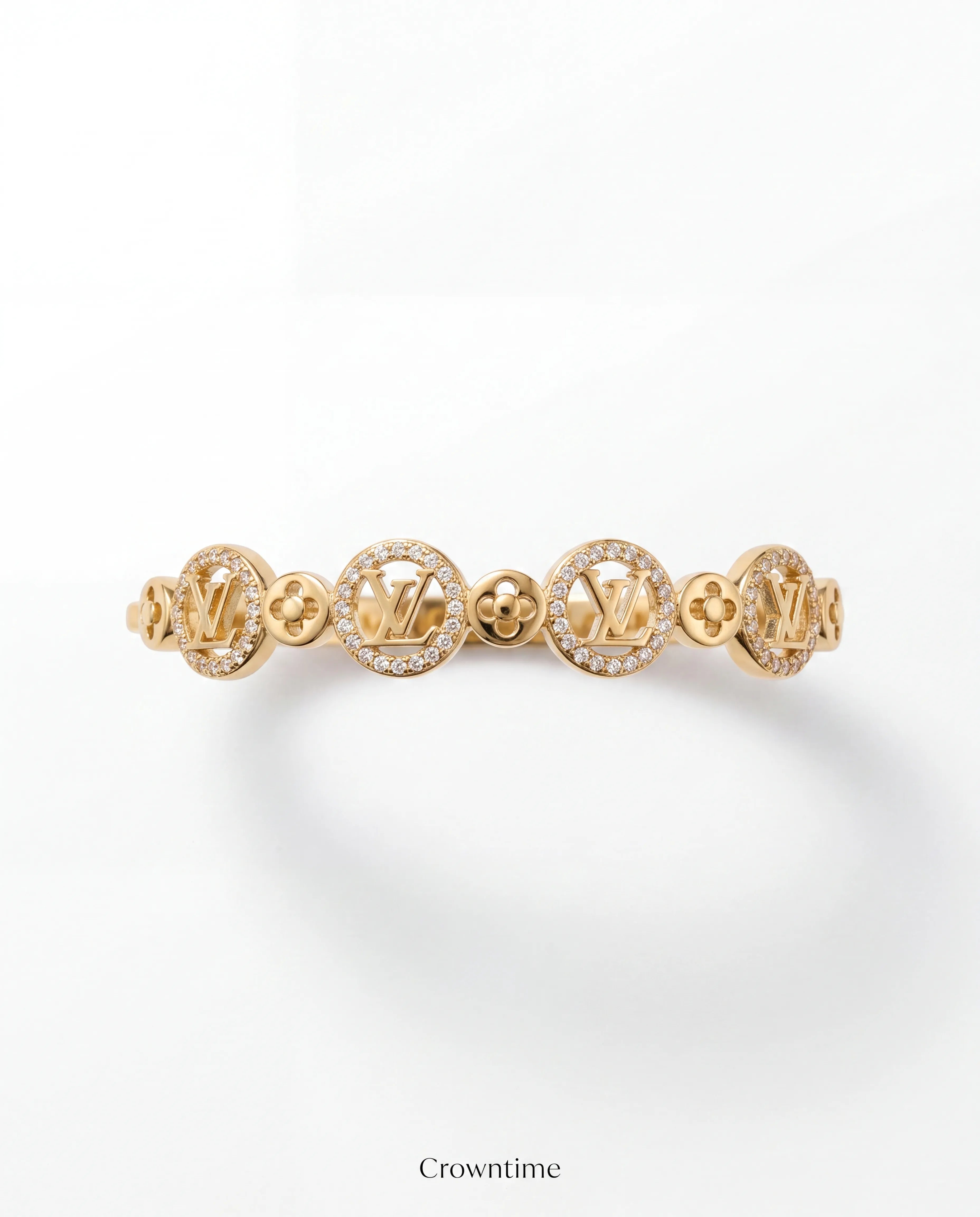 LVV 18k gold kaplama kelepçe