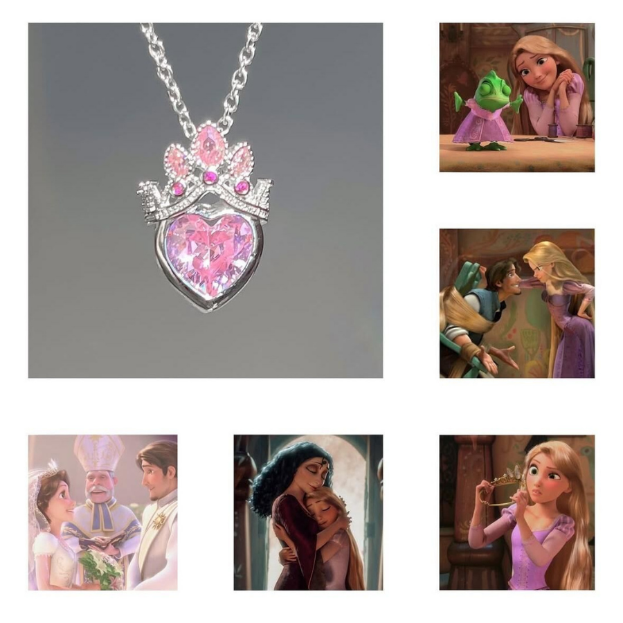 Rapunzel Taç Kolye
