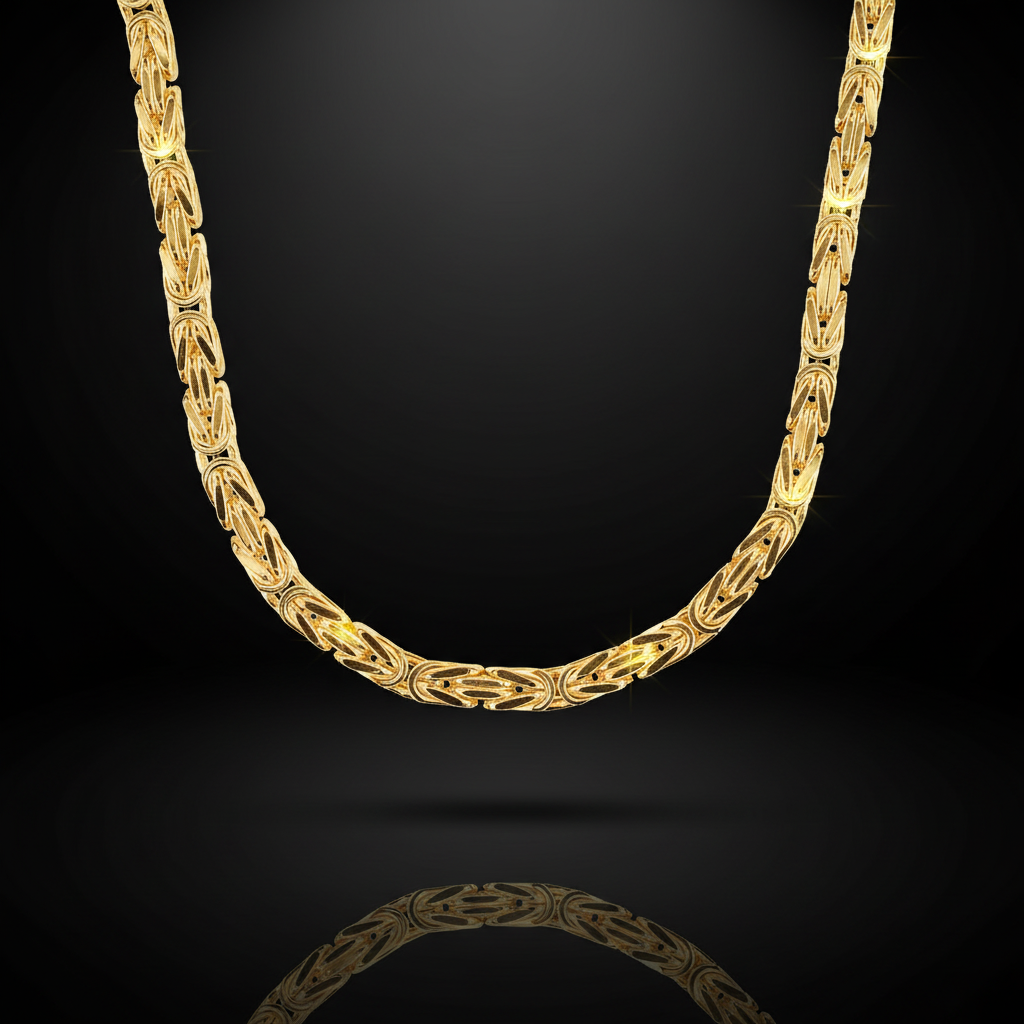 Kral Gold Zincir kolye – 8mm