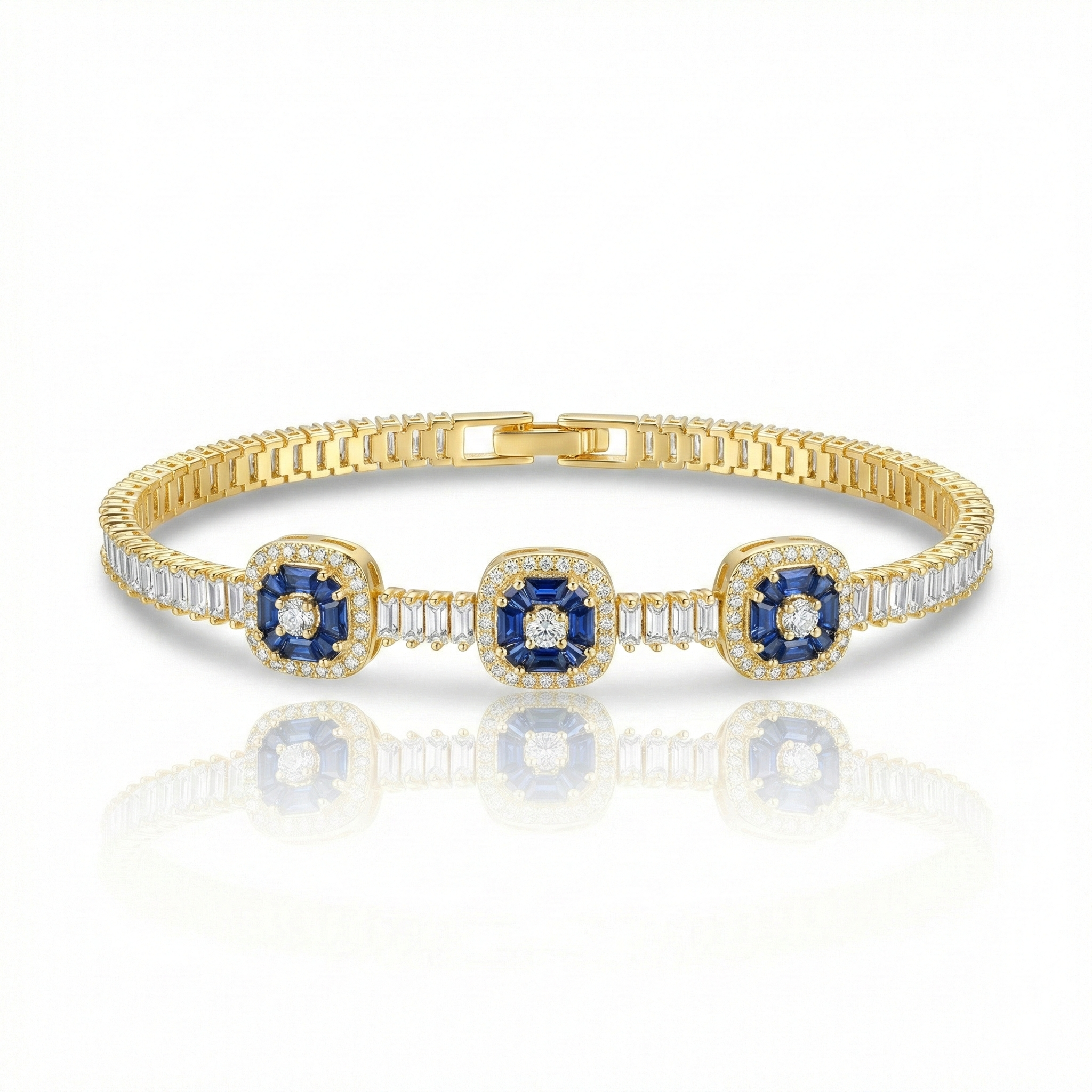 Baget Taşlı Bileklik+Işıklı kutu