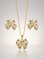 Premium set kolye küpe