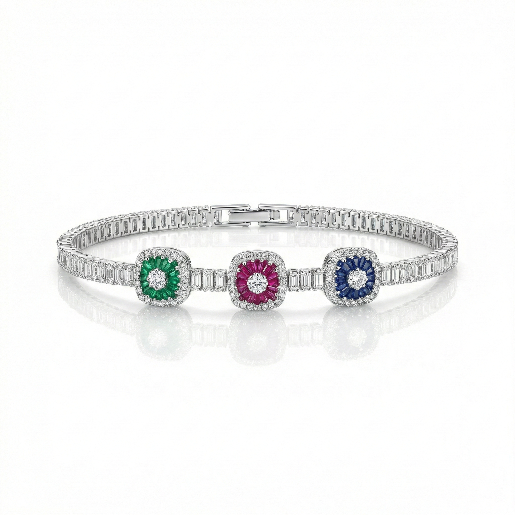 Baget Taşlı Bileklik+Işıklı kutu