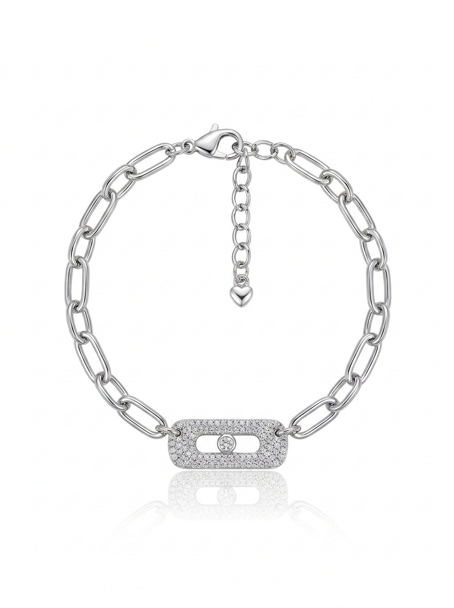 Suya Dayanaklı Zirkon Taşlı Bileklik