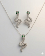 Snek Kolye küpe set