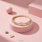Her 18k gold kaplama kelepçe